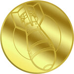 Monnaie ATOMIC BOMB 1/1000 Oz Or 12$ Liberia 2026 (PRÉCOMMANDE)