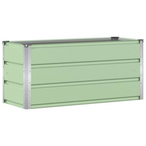 vidaXL Jardinière Vert 100 x 40 x 45 cm Acier