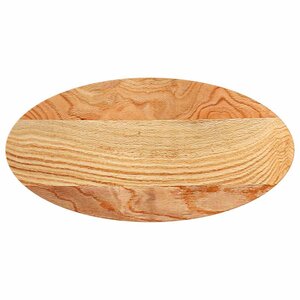 vidaXL Dessus de table 80x40x2 cm bois de chêne massif ovale