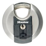 Master lock cadenas disque excell acier inox 80 mm m50eurd