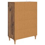 vidaXL Buffet Bois ancien 66 x 34 5 x 95 cm Bois d'ingénierie