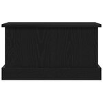 Boîte de stockage vidaXL Chêne noir 50x30x28 cm Bois d'ingénierie