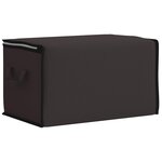 vidaXL Boîte de rangement avec fenêtre latérale transparente 2 Pièces