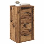 vidaXL Buffet Bois ancien 40 x 33 x 70 cm Bois d'ingénierie
