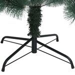 vidaXL Arbre de Noël artificiel avec LED et boules Vert 150 cm PVC PE
