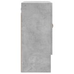 vidaXL Armoire murale gris béton 60x31x70 cm bois d'ingénierie