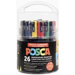 Pack XL classique (kit masques) Couleurs assorties POSCA