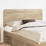 vidaXL Tête de lit Chêne Sonoma 140 cm Bois d'ingénierie