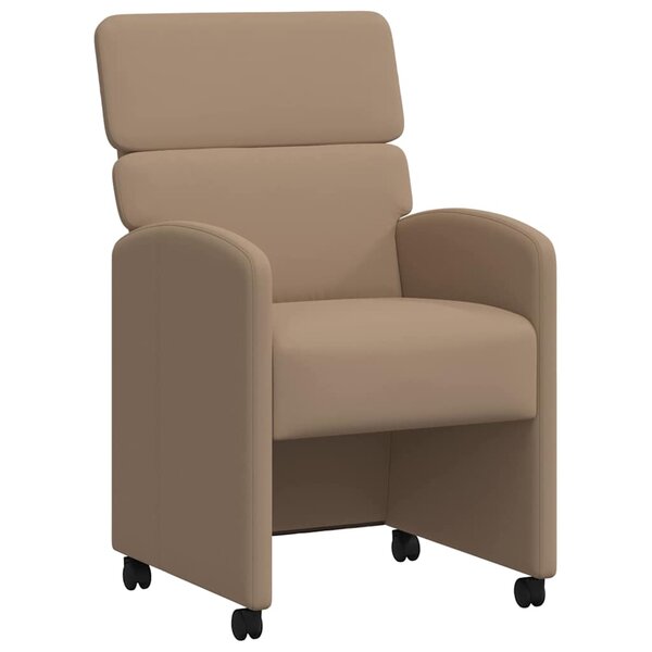 vidaXL Chaises de salle à manger 2 Pièces Cappuccino 58 x 65 x 98 cm