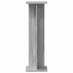 vidaXL Support de Plante 2 pièces Sonoma gris 25 x 25 5 x 80 5 cm