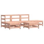 vidaXL Salon de jardin 6 Pièces bois massif douglas