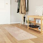 vidaXL Coureur de Tapis MARSA Beige 50 x 200 cm Polyester et PVC