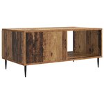 vidaXL Table basse Bois ancien 90 x 50 x 40 cm Bois d'ingénierie