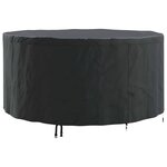 vidaXL Housse pour mobilier d'extérieur 182 x 182 x 71 cm Tissu 600D