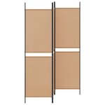 vidaXL Paravent 3 panneaux Beige 150 x 180 cm Tissu
