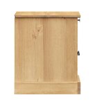 vidaXL Table de chevet VIGO 42x35x42 cm bois de pin massif