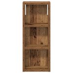 vidaXL Armoire murale de salle de bain Bois ancien 20 x 10 x 50 cm