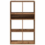 vidaXL Bibliothèque vieux bois 66x31x112 cm bois d'ingénierie