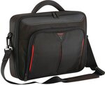 Sacoche ordinateur portable targus classic+ 14,1" max (noir/rouge)