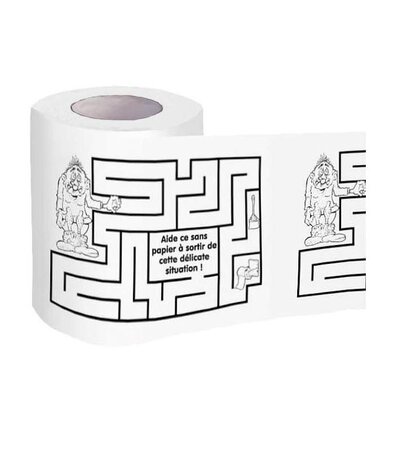 Papier WC labyrinthe