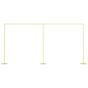 vidaXL Arche de mariage Doré 657 x 35 x 300 cm Acier