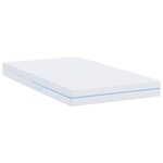 vidaXL Matelas Blanc 90 x 190 cm Mousse