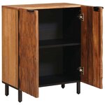 vidaXL Buffet Finition Acacia Brun 60 x 33 x 75 cm