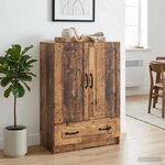 vidaXL Buffet Bois ancien 66 x 34 5 x 92 cm Bois d'ingénierie