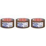 Ruban Adhésif Polypro STRONG 52 microns - H50 mm x L66m Havane x 3 TESA