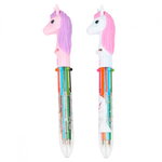1 stylo 6 couleurs - theme cheval - tête de cheval modèles aléatoires