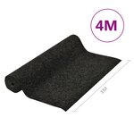 vidaXL Gazon artificiel avec picots 4x1 m Anthracite