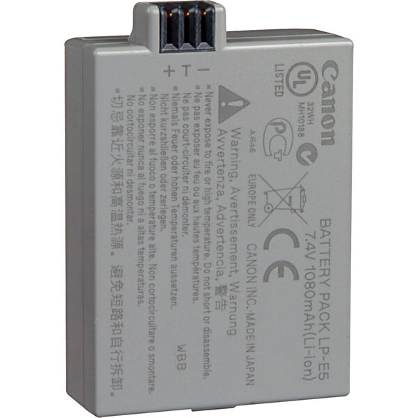 Canon canon lp-e5 - batterie lithium 1080 mah (pour eos 450d/1000d)