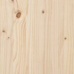 vidaXL Cadre de lit sans matelas 120x190 cm bois massif