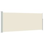 vidaXL Auvent latéral rétractable 120 x 300 cm Blanc cassé