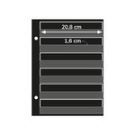 Eco-recharges Futura Yvert à 6 bandes pour timbres-poste.