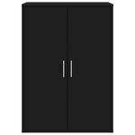 vidaXL Buffets 2 Pièces noir 60x31x84 cm bois d'ingénierie