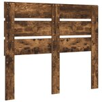 vidaXL Tête de lit Chêne fumé 120 cm Bois d'ingénierie