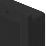 vidaXL Niche de douche Noir mat 41x51x10 cm