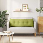 vidaXL Coussin de Dos Vert clair 140 x 24 x 50 cm tissu