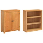 vidaXL Ensemble de meubles de rangement Marron Bois d'ingénierie