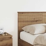vidaXL Tête de lit Chêne artisanal 135 cm Bois d'ingénierie