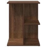 vidaXL Tables de chevet 2 Pièces chêne marron bois d'ingénierie