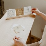 Carte - Joyeuses fêtes - Blanc