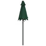 vidaXL Parasol Vert 200x224 cm Aluminium