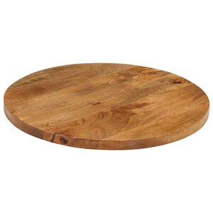 vidaXL Dessus de table Ø 40x2 5 cm rond bois de manguier massif