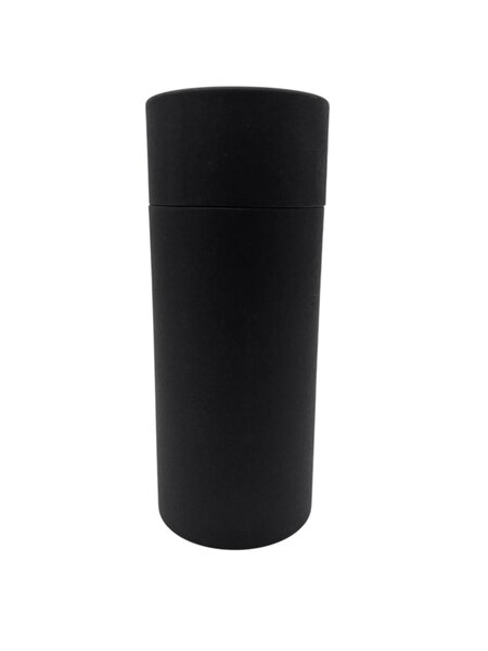 Lot de 25 boîtes cylindriques en carton Noir 8.2 x 17.2 cm