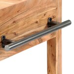 vidaXL Chariot de cuisine 58x58x89 cm Bois d'acacia massif