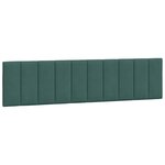 vidaXL Cadre de lit sans matelas vert foncé 200x200 cm velours