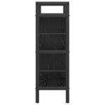 vidaXL Étagère Chêne noir 75 x 30 x 91 cm Bois d'ingénierie
