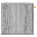 vidaXL Armoire murale Sonoma gris 60x36 5x35 cm Bois d'ingénierie